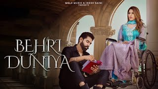 BEHRI DUNIYA LYRIC Video Parmish Verma  FtNikki Tamboli  Afsana Khan Shevv  sslyricalmusic [upl. by Brindle857]