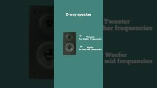 What is the difference between 2way speaker amp 3way speaker shorts [upl. by Luzader397]