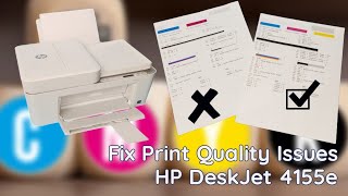 How To Get Rid of Lines on Prints HP Deskjet 4155e 4152e 4158e DIY Fix [upl. by Leba278]