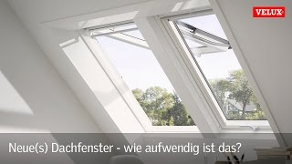 Neues Dachfenster  wie aufwendig ist das [upl. by Lail]