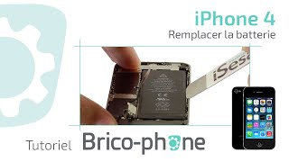 Tutoriel iPhone 4  remplacer la batterie [upl. by Nosinned]