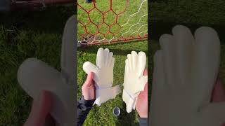 gloveglu vs VASELINE Part 5 goalkeeper shorts [upl. by Sabian]