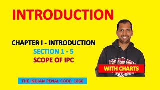 Introduction to Indian Penal Code 1860  Chapter I  Section 1 to 5  Name and Extent of IPC [upl. by Lilian]