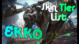 League of Legends Ekko Skin Tier List [upl. by Swinton561]