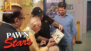 Pawn Stars Stan Lee Meets Chumlee Season 14  History [upl. by Niamrahc]