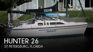 Used 1996 Hunter 26 for sale in St Petersburg Florida [upl. by Ybbil]