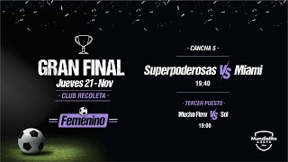 Mundialito Azeta 2024  Final Femenino  Miami 🆚️ Superpoderosas [upl. by Haerdna]