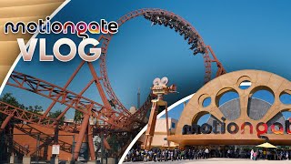 Visiting the World Class Motiongate Theme Park in Dubai wRide POVs Coastin the Desert Ep 9 [upl. by Duma]