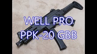 WELL Pro PPK20 ガスブローバック [upl. by Adnohs]