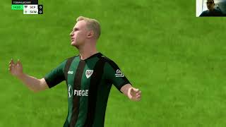 Preußen Münster My reactions and comments gameplay EA Sports FC 24 [upl. by Asenav]