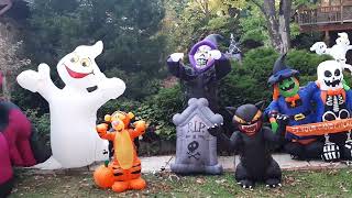 Halloween Inflatable Display 2022 [upl. by Hotze]