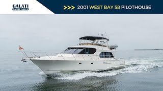 2001 58 West Bay Pilothouse Yacht For Sale quotISLANDONquot [upl. by Godart]