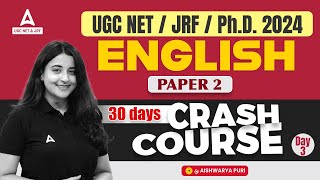 UGC NET English Literature Crash Course 3  English Literature by Aishwarya Puri [upl. by Redvers]