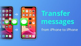 4 Ways How To Transfer Messages from iPhone to iPhone Tutorial 2023 [upl. by Marys549]