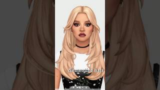 maxis match sims 4 hairs but make it aretha’s version ✨🫶 sims4 sims4cc sims [upl. by Nodlehs330]