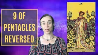 9 of Pentacles ReversedTarot Card Meaning [upl. by Socher]