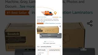 Scotch TL901X Thermal Laminator 1 Laminating Machine Gray Laminate Recipe [upl. by Monagan907]