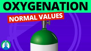 Oxygenation Normal Values Oxygen Therapy  Respiratory Therapy Zone [upl. by Aibat]