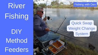 River Fishing with my New DIY Method Feeders [upl. by Scrivings]