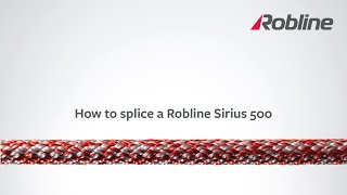 How to splice a Robline Sirius 500 [upl. by Ivers]