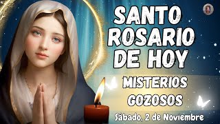 SANTO ROSARIO📿 DE HOY MISTERIOS GOZOSOS SÁBADO 2 DE NOVIEMBRE rosario [upl. by Sirois]