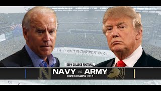 NCAA 14  Army vs Navy w Trump and Biden AI Commentary [upl. by Silvio]