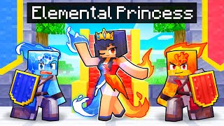 Playing as an ELEMENTAL PRINCESS in Minecraft [upl. by Okia]