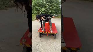 Small tricycle for lodding shortvideo automobile subscribe [upl. by Yrehc967]