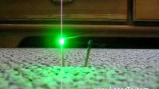 How can a green laser pointer make double burning match [upl. by Ytte826]