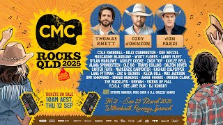 CMC Rocks QLD 2025 with Cody Johnson Jon Pardi Thomas Rhett amp More [upl. by Ylek707]