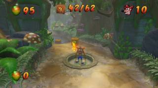 Crash Bandicoot 2 HD  Turtle Woods 100 Walkthrough [upl. by Neely]