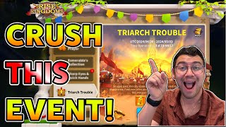 Triarch Trouble Event Guide  Rise of Kingdoms [upl. by Bunny]