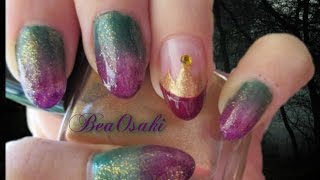 GrimildeBiancaneve inspired Nailart ftDollMakeup21 [upl. by Bartie697]