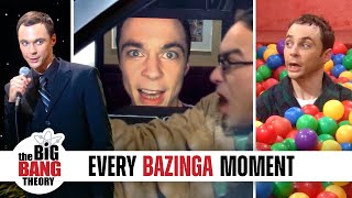 Every quotBazingaquot Moment  The Big Bang Theory [upl. by Auohc]