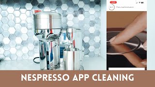 Cleaning the Nespresso Vertuo Creatista with the App [upl. by Ibmat148]