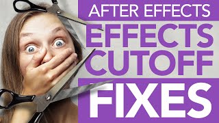 Effects Cutoff or Crop Fix in After Effects [upl. by Maggee]