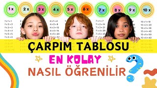 💯 Çarpım Tablosu Kolay Ezberleme 🔥🔥  Eğlenerek Öğren 🥳 [upl. by Eintihw649]