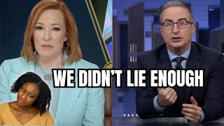 John Oliver and Jen Psaki Think Dems Should Have Lied MORE [upl. by Adila]