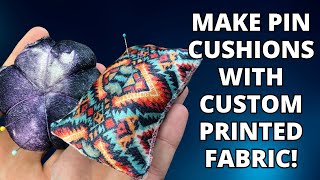 How to Make Personalized Pin Cushions from DIY Sublimation Fabric [upl. by Annaul]