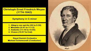 Christoph Ernst Friedrich Weyse 17741842  Symphony Nº 1 in G minor [upl. by Errecart]