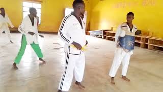 Exclusive training at Kiziba Refugee campmaster Robert exercising with them [upl. by Ijneb]