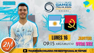 🇦🇷 ARGENTINA vs ANGOLA 🇦🇴  SENIOR  WSG2024 JUNTOSOTRAVEZ ⭐ [upl. by Reeve]