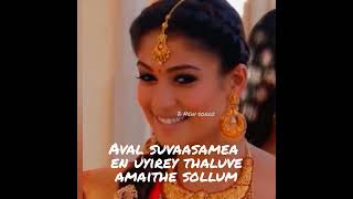 aval kankal kuraivillatha song  vijay  nayanthara song latest Trenting video song [upl. by Enicul467]