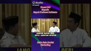 pesan UAS kepada pa prabowo [upl. by Eckel726]