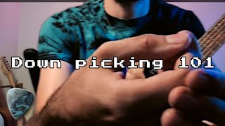 How to down pick [upl. by Millford821]