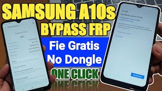 Cara Bypass Frp Samsung A10s Lupa Akun Google One Click Saja tool gratis tanpa dongle [upl. by Ydnec]