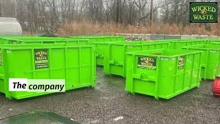 Dumpster Rental Service in Doylestown PA  Wicked Waste Inc [upl. by Nomead]