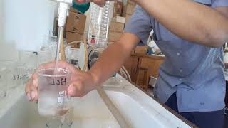 Adding Water to 98 Concentrated Sulphuric Acid [upl. by Fleisher]