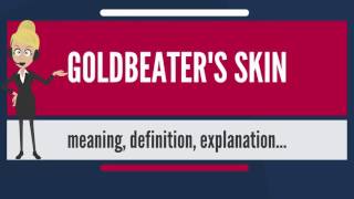 What is GOLDBEATERS SKIN What does GOLDBEATERS SKIN mean GOLDBEATERS SKIN meaning amp explana [upl. by Anattar171]