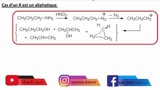 Hydrocarbure SMC S4 Préparation des alcools Diazotation des amines primaires Aliphatique38 [upl. by Brandais743]